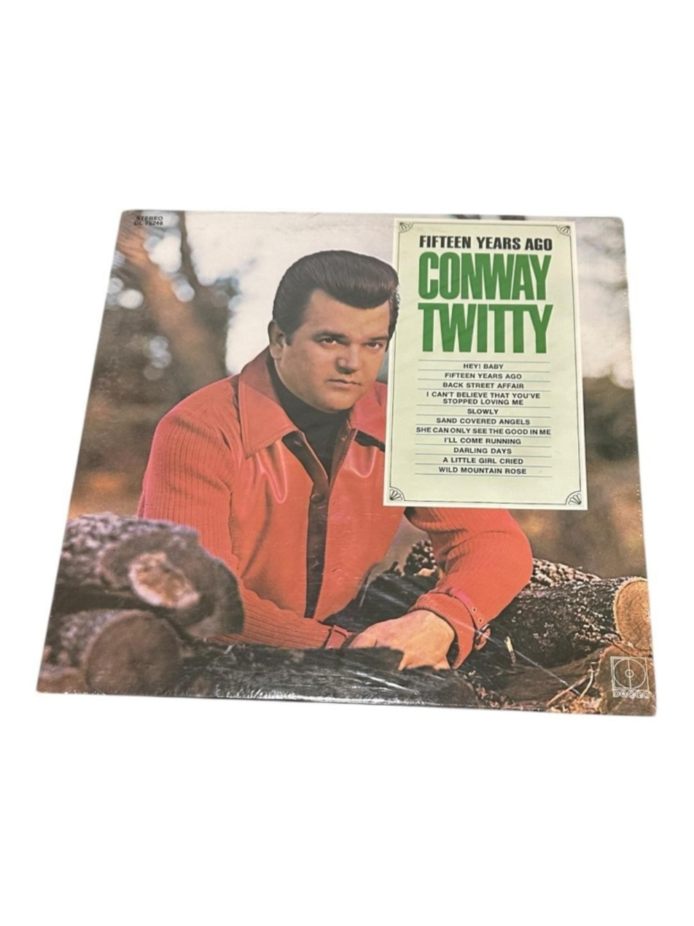 Vintage Conway Twitty Vinyl LP Fifteen Years Ago 1970 Decca Country Black Canada